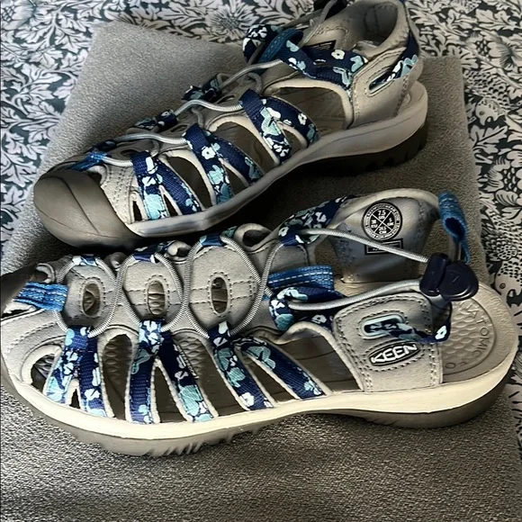 Keen Women's Blue and Gray Sandals - Picture 4 of 4
